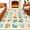 Tan, variant on Wondo 5x8 Washable Floral Rug, Bright Floral Pattern Bohemian Rug for Bedroom, Low Pile Non-Slip Decorative Rug for Living Room, Kids Room, Office, Dining Room, Beige