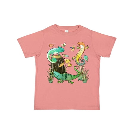 

Inktastic Cute Lizards Hanging out Gift Toddler Boy or Toddler Girl T-Shirt