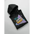 thumbnail image 3 of Nineties Party Hoodie Women -Image by Shutterstock, Female Medium, 3 of 4