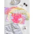thumbnail image 3 of Love Me More Slogan 3d Heart Tie Dye Spiral Women -Image by Shutterstock, Female Small, 3 of 4
