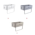 thumbnail image 4 of Kitchen Bathroom Organizer Wall Storage Rack Adhesive Shower Shelf Basket Toiletries Storage Holder, 4 of 9