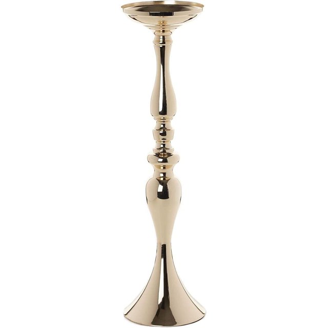 Efavormart Set of 2 19" Tall Gold Metallic Floral Vase Stand Wedding