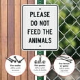 thumbnail image 4 of Do Not Feed The Animals Sign,, 4 of 8