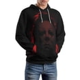 thumbnail image 5 of Michael Myers Hoodies for Men Women 3D Print Pullover Novelty Hooded Sweatshirt Hoodies with Big Pockets 2XL, 5 of 8