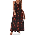 thumbnail image 2 of Havana Cuba Robe Sans Manches Robe de Luxe Robe Longue pour Femmes, 2 of 5