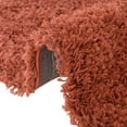 thumbnail image 6 of Unique Loom Solid Shag Collection Area Rug (3' 1" x 5' 3" Oval Terracotta), 6 of 7