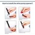 thumbnail image 4 of Bouchon de Pneu, Bouchon de Pneu Pression d'air 7S Bouchon en Liège, Capsuleur Vin Rouge Outils Ouverture de Bouteille Portable Vin Accessoire Professionnel, 4 of 5