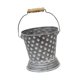 thumbnail image 5 of Maceta portátil decorativa con asa de hierro forjado y estampado de lunares blancos Pequeño, 5 of 9