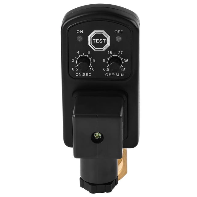 FAGINEY Automatic Drain Valve,G1/2 DN15 Automatic Electronic Timed Drain Valve for Air Compressor Condensate Management , Air Compressor Drain Valve