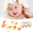 thumbnail image 3 of Juego de juguetes para niños yema de huevo de madera cocina comida regalo de Navidad para niños FLhrweasw, 3 of 6
