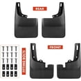 thumbnail image 2 of A-Premium Set of 4PCS Mud Flaps Splash Guards Mudguards Mudflaps with Hardware Kits Accessory Compatible with Ford F-150 2021 2022, Pickup, Without Fender Flares, Front LH RH and Rear LH RH, 2 of 8