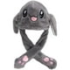 thumbnail image 1 of Gorro con orejas de Animal de peluche para mujer y niña, juguete para regalo de cumpleaños con orejas movibles, empujando el gorro de Animal, hace que las orejas se muevan para niña Fokelyi MZQ-0613-2, 1 of 7