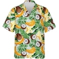 thumbnail image 3 of Camisas hawaianas de verano, camisas divertidas con estampado 3D, camisas casuales de moda para hombres y mujeres, blusa de manga corta con un solo pecho, ropa para hombres, 3 of 5