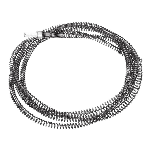 Cable de auger de drenaje Uxcell de 9.84 pies, limpiador de tuberías de serpiente flexible para cocina