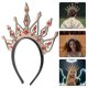 thumbnail image 5 of Diadema única para mujer, diadema de corona, corona de reina, accesorio para fotos de festivales, tiara de cumpleaños para niñas, diadema elegante para fiesta, 5 of 8