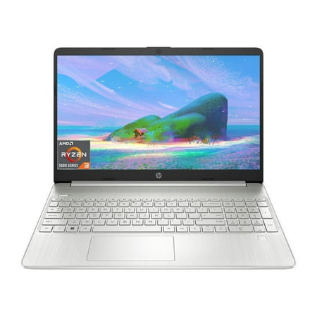 HP 15 Laptop, 15.6" HD Micro-Edge Display, AMD Ryzen 3 5300U (Beats i7-1065G7), 16GB RAM, 1TB SSD, Wi-Fi 5, Long-Lasting Battery, Fast Charge, Webcam, Numeric Pad, Windows 11 Home, Silver