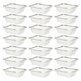 thumbnail image 1 of UPGRATOR 125Pcs Aluminum Food Containers Heat Resistant Tinfoil Boxes for Outdoor Camping, 1 of 7