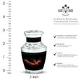 thumbnail image 2 of Red Sparrow Keepsake Urn Set, Mini Urns For Ashes, Small Cremation Urns, Memorial Ash Holder, Decorative Funeral Urns, Unique Burial Urns, Ashes Keepsake, 3 Inch, 2 Pcs, 2 of 5