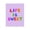 Life Is Sweet text, variant on Stupell Industries Contemporary Gummy Candy Alphabet Canvas Art, 16 x 20, by LISH Creative