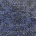 thumbnail image 1 of Ahgly Company Indoor Square Abstract Dark Blue Grey Blue Abstract Area Rugs, 3' Square, 1 of 6