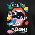 thumbnail image 3 of CafePress - Play Doh Don't Eat! T Shirt - Women's V-Neck Dark T-Shirt, 3 of 4