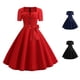 thumbnail image 2 of Las mujeres Vintage vestido de verano 50s 60s Retro Pin Up Swing Rockabilly Vestidos elegante oficina vestido de fiestapangjing, 2 of 4