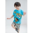 thumbnail image 2 of Sesame Street Cookie Monster Infant Baby Boys T-Shirt and Shorts Outfit Set Infant to Toddler, 2 of 5