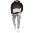thumbnail image 4 of Men's 2 Piece Tracksuits Printing Casual Sweatshirt Sweatpants 2 Pcs Set Tracksuit Winter Suit Sports Men's Spring Autumn Tracksuit Sets, 4 of 4