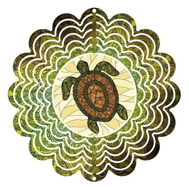 Next Innovations 101401001-LEATHERBAK 6 in. Leather Back Wind Spinner Yard Decor
