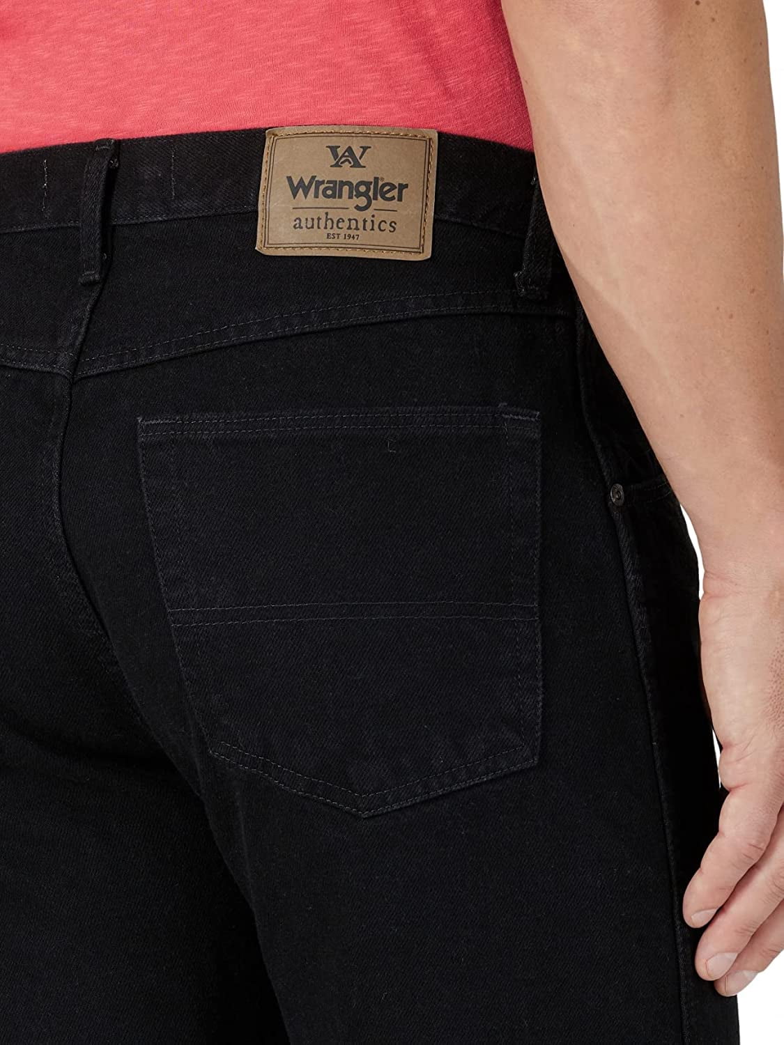 Wrangler Authentics Klassieke katoenen jeans met 5 zakken en normale pasvorm, 38W / 29L