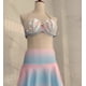 thumbnail image 5 of Sujetador de lentejuelas de sirena colorido, traje de baño para adultos, sujetador de lentejuelas de perlas, vacaciones de playa de verano, natación, cosplay, sujetador de sirena hecho a mano, 5 of 5