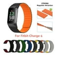 thumbnail image 2 of For Charge 6/5 Smartwatch Silicone Wristband Adjustable Magnetic Bracelet Band, 2 of 20