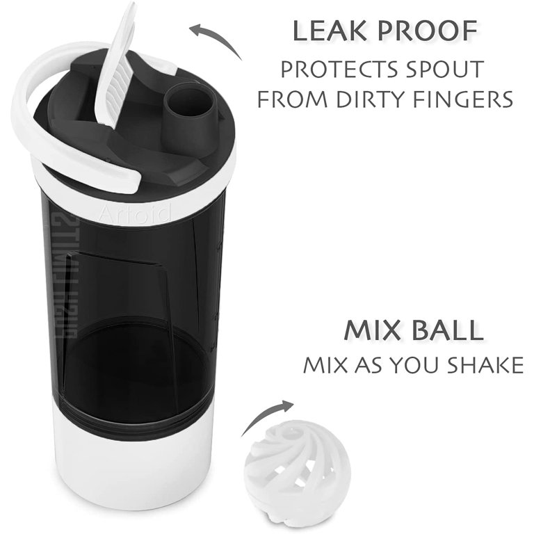 Leak Proof, Easy to Carry Gym Cyclone Protein Shaker Bottle for