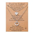 thumbnail image 1 of Mother Daughter Necklace Set Of 2 Matching Heart Necklaces Ladies Girls Mother's Day Gifts For Mom IThe Best Gift for A Loved One, 1 of 7