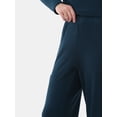 thumbnail image 4 of No Boundaries Brushed Knit Waffle Cargo Sleep Pants, 31” Inseam, Women’s and Women's Plus, 4 of 5