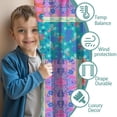 thumbnail image 3 of Blackout Kids Curtains,Boho Bohemia Pioneer Flower Childrens Insulated Curtains Set Of 2,Bedroom Essentials,Toddler Room Decor 52"x63"(132x160cm), 3 of 4