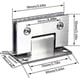 thumbnail image 2 of 2 Pack Heavy Duty Bathroom Clamp, Stainless Steel Glass Door Hinge, Two Way Fixed Glass, 2 of 5