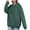 Dark Green, variant on Women Sweatshirts Twill Hoodie Loose Fit Pullover Soft Sweatshirt for Everyday Casual Comfort with Custom Printing Design 3XL