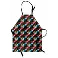 thumbnail image 1 of Abstract Apron, Vibrant Rectangles Traditional Polka Dots Design Surrealism Inspired Geometric, Unisex Kitchen Bib with Adjustable Neck for Cooking Gardening, Adult Size, Multicolor, by Ambesonne, 1 of 4