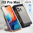 New 2024 mobile phone I15 PRO MAX Android 8.1 cheap hot selling allinone machine 2G+16G smart