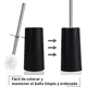 thumbnail image 3 of Accesorios Baño Set De Regalo De Plástico Mate De 6 Piezas NEGRO BLANCO, 3 of 5
