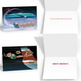 thumbnail image 3 of Airplane Christmas Card Variety Pack 24 Cards & Envelopes - USA Made, 3 of 6