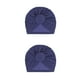 thumbnail image 4 of Qarigey Hijab interior con nudo de turbante, Cruz étnica, estilo Simple, gorros universales lisos, gorro femenino, adornos para fiesta, azul marino Armada 2piezas Qarigey CBP379467, 4 of 5