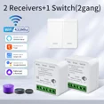 thumbnail image 1 of Wifi Smart Switch for Led Lighting Tuya Smart Life RF 433MHz Remote Voice Control Alexa Google Alice 1/2/3 Gang Wireless Switch, 1 of 5