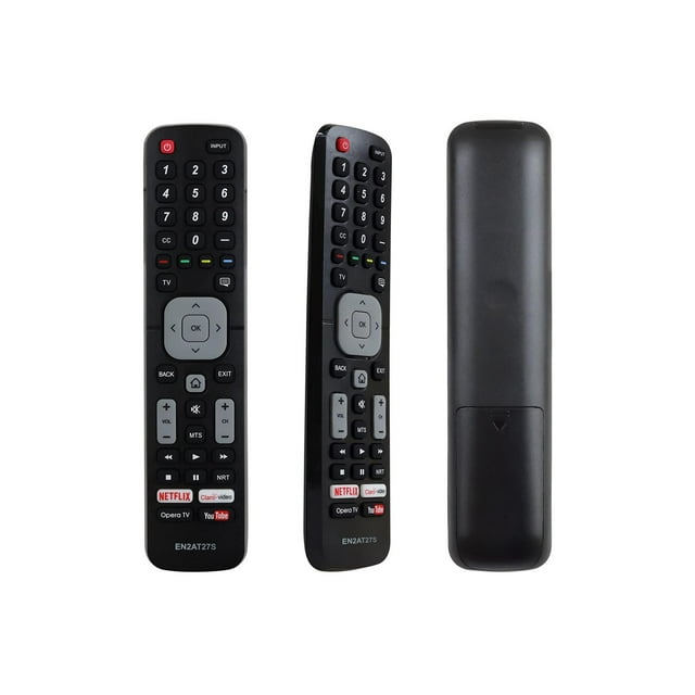 Control Remoto Hisense Smart TV Negro con Acceso a Netflix y Youtube