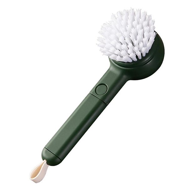 Cepillo de limpieza de alimentos con mango largo, utensilios de cocina multifuncionales con pelador, cepillo de lavado de verduras 2 en 1