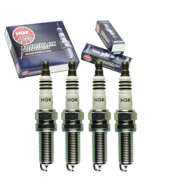 4 pc NGK Iridium IX Spark Plugs compatible with Hyundai Elantra 1.8L 2.0L L4 2012-2016