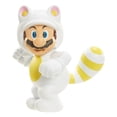 thumbnail image 3 of Nintendo Tanooki Mario White 2.5" Limited Articulation Figure, 3 of 3