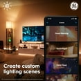 thumbnail image 4 of GE CYNC Smart LED Light Bulbs, Soft White, Bluetooth and Wi-Fi Enabled, A19 Bulbs, 2pk, 4 of 7