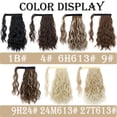 thumbnail image 5 of 14 Inch Ponytail Hair Extension Short Curly Wavy Wrap Around Pony Tail Natural Fluffy Synthetic Hairpiece, 5 of 7